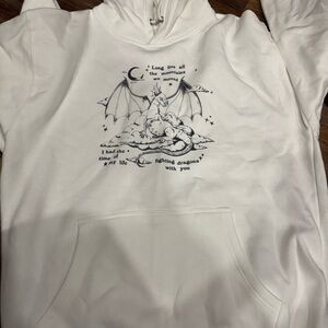 Taylor Swift Cream Hoodie with Text Design